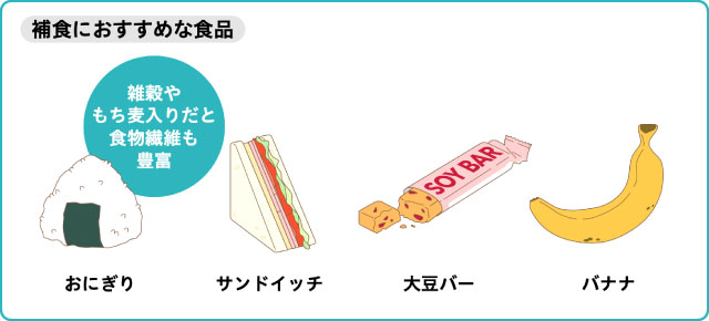 捕食におすすめな食品