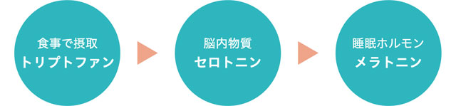 トリプトファン、セロトニン、メラトニン