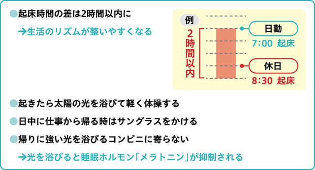 “社会的時差ボケ”をなくすには