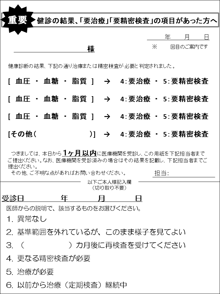 健康 診断 体調 不良 の 時