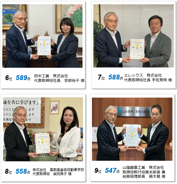 令和6年度　支部長表彰6-9