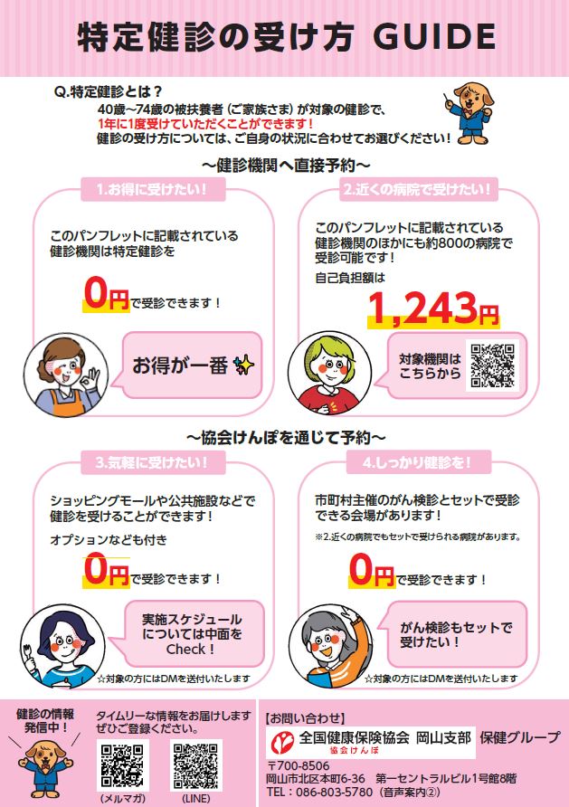 令和7年度　特定健診の受け方ガイド