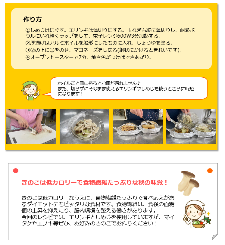 レシピR6.9厚揚げホイル焼き③