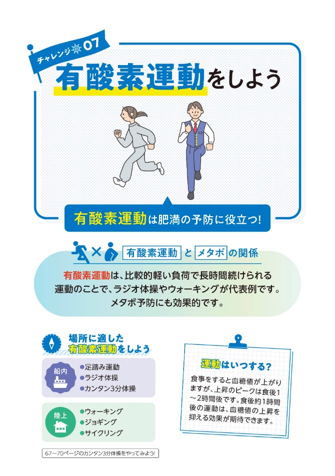 船員向け健康づくり冊子『ヘルスコンパス』より抜粋「運動編④」