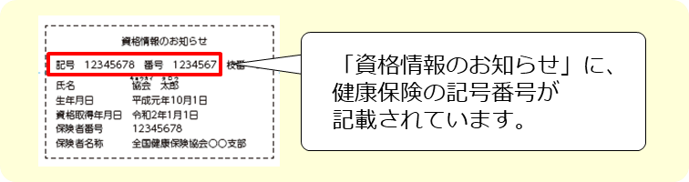 資格情報のお知らせ画像