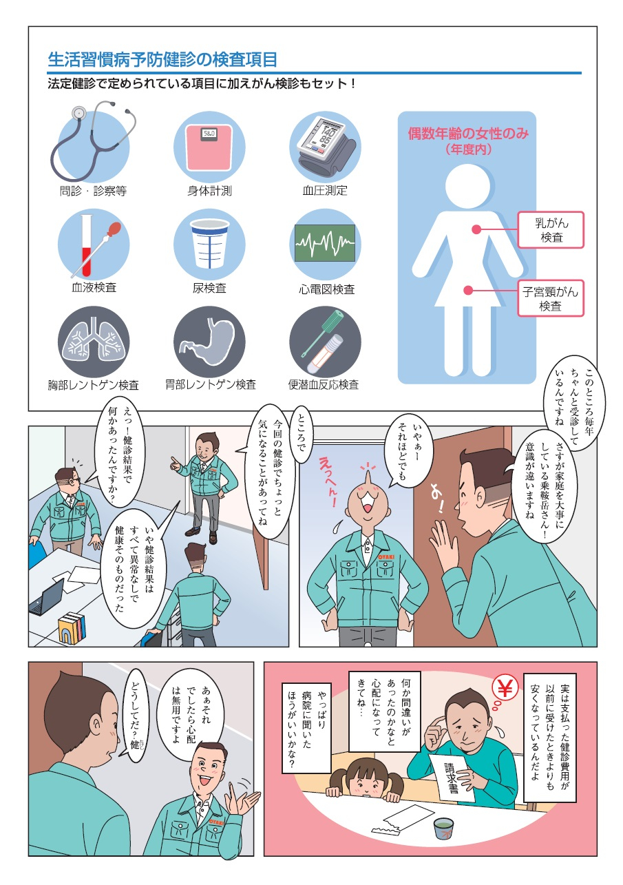 お得になった生活習慣病予防健診②