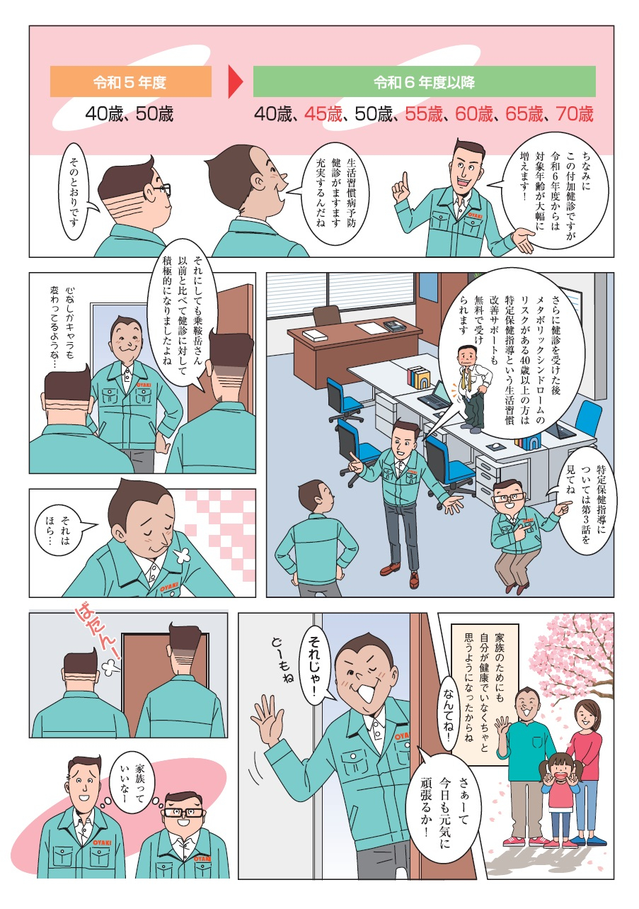 お得になった生活習慣病予防健診④