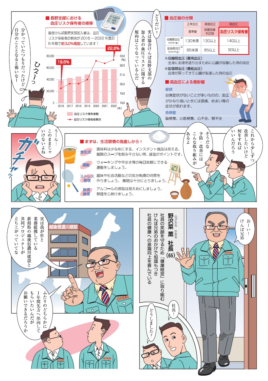 漫画イラスト：教えてけんぽ兄弟