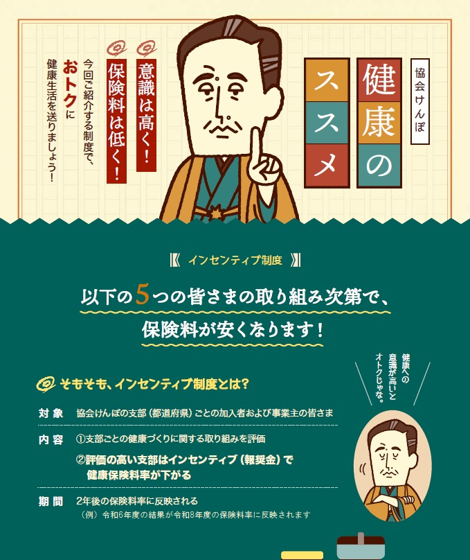 協会けんぽ 健康のススメ