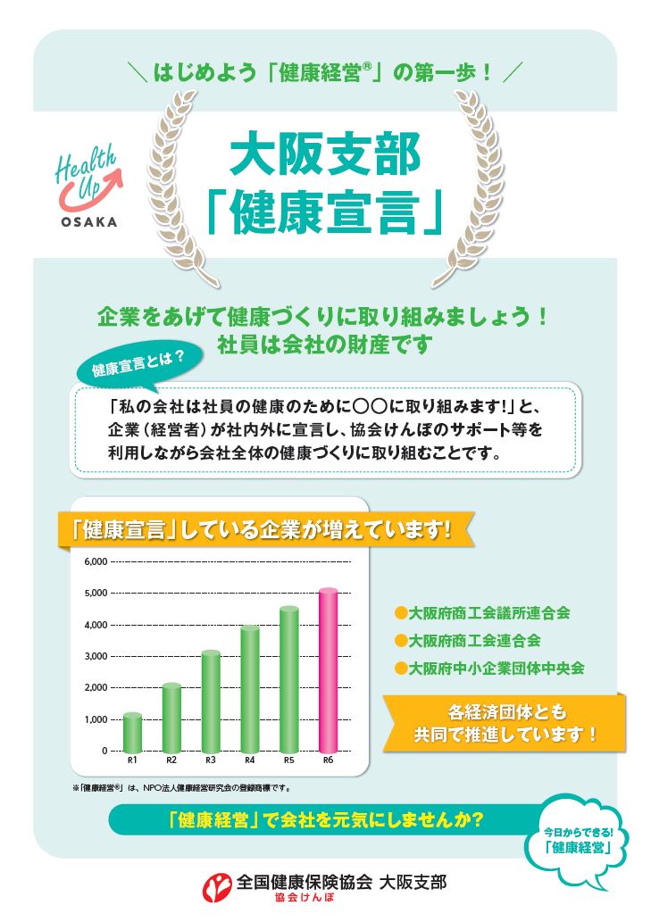 健康宣言リーフレット