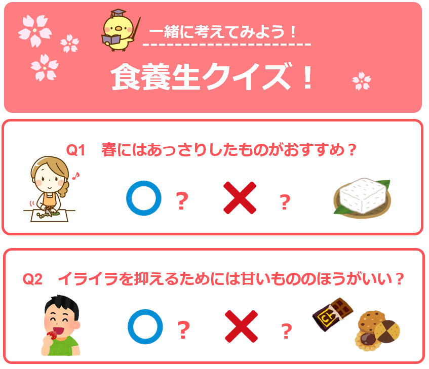 食養生クイズQ1〜Q2