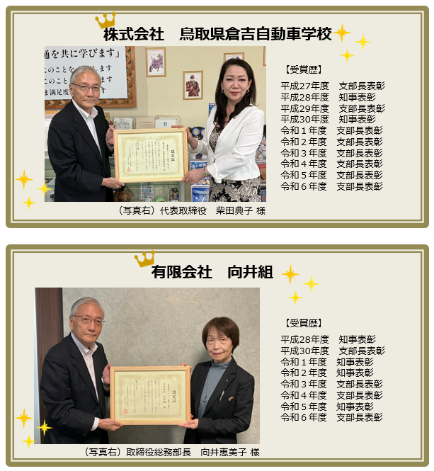 支部長表彰殿堂入り（R6年度2）修正