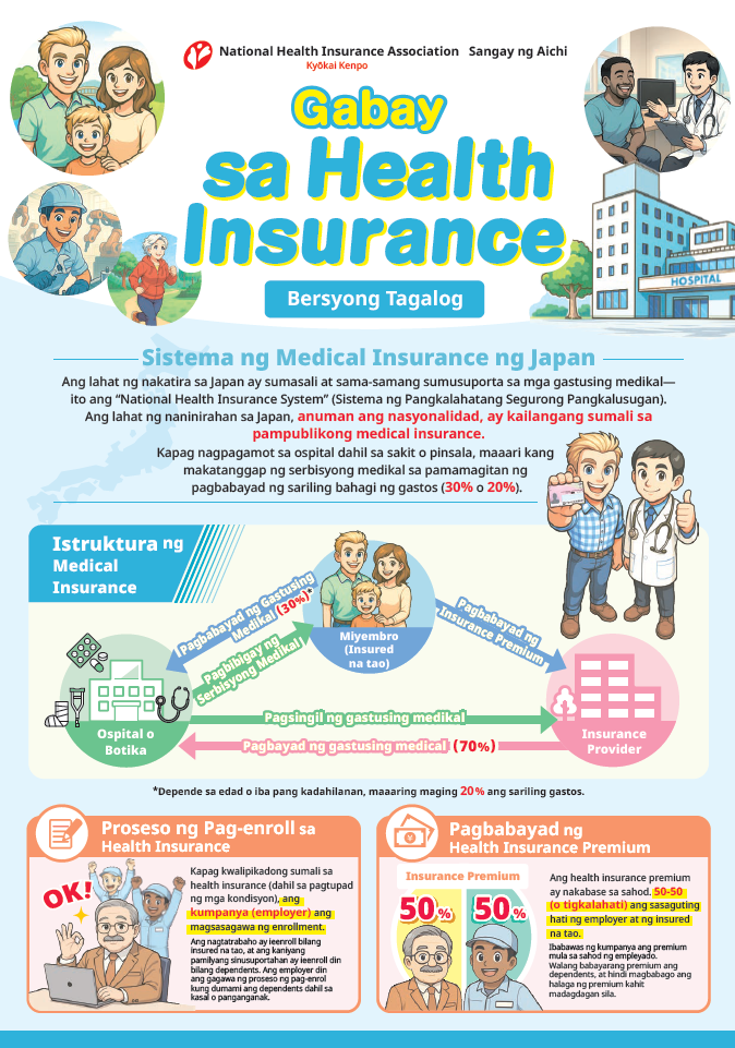 外国人向け健康保険ガイドブック(タガログ語)