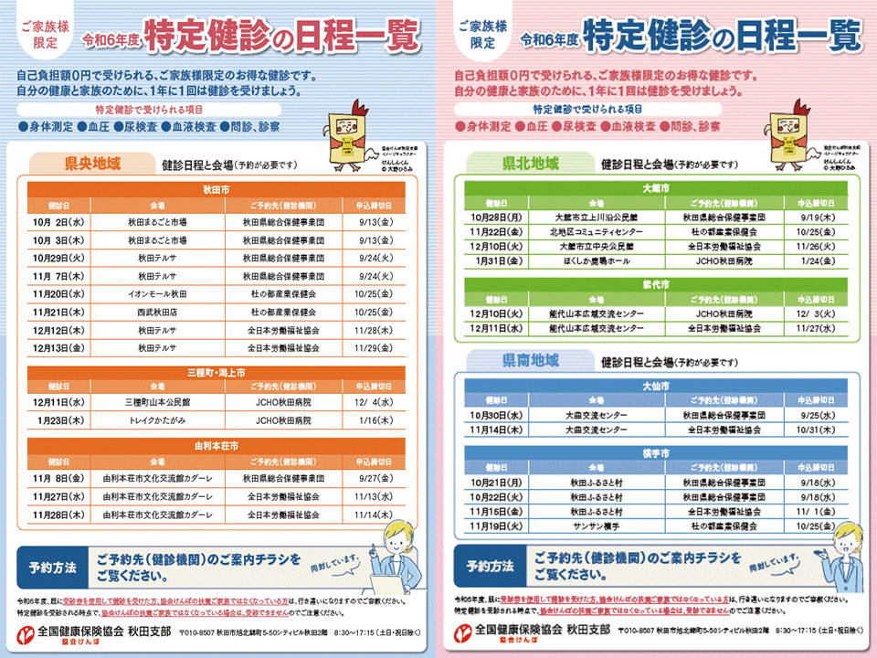 R6特定健診チラシ（けんぽ）