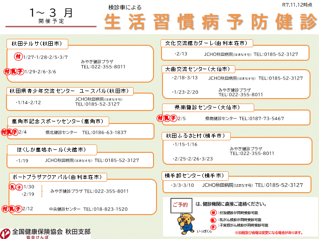 R7_【10～3月開催】検診車による集合健診案内