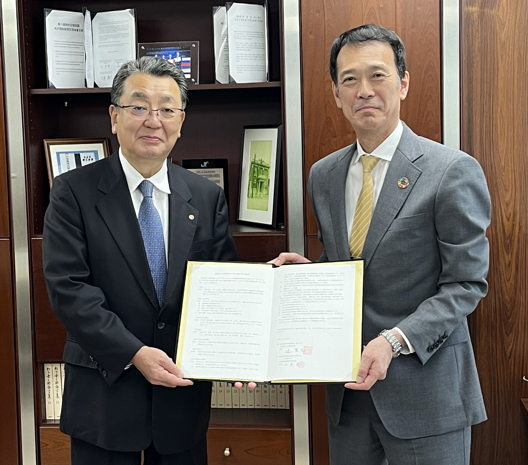明治安田生命保険相互会社秋田支社　締結式（R5.8.24）