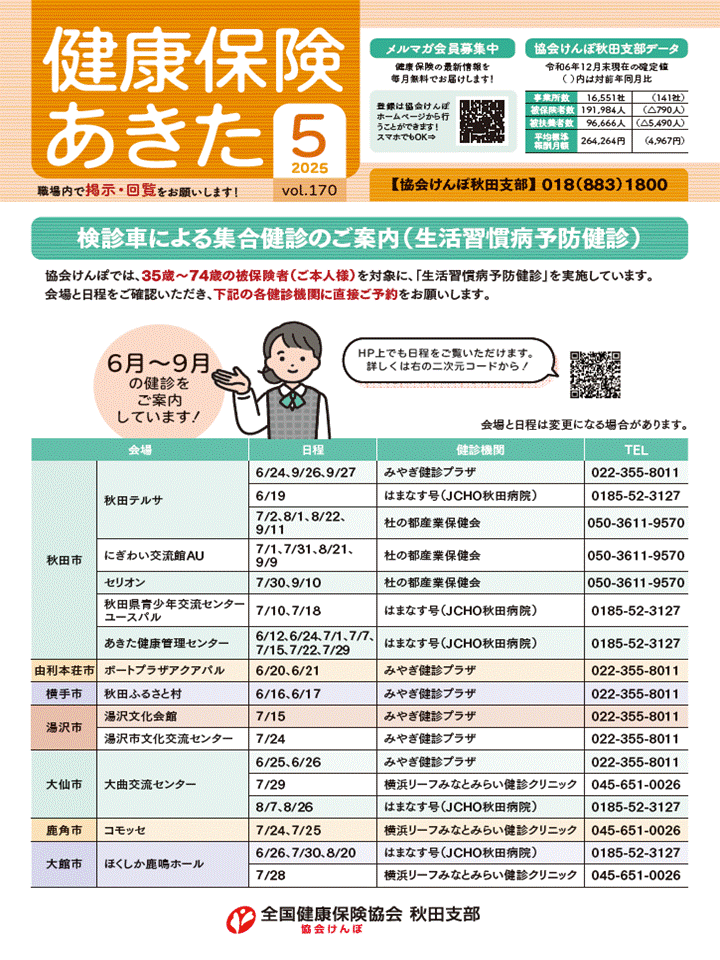 健康保険あきた（令和7年4月号）