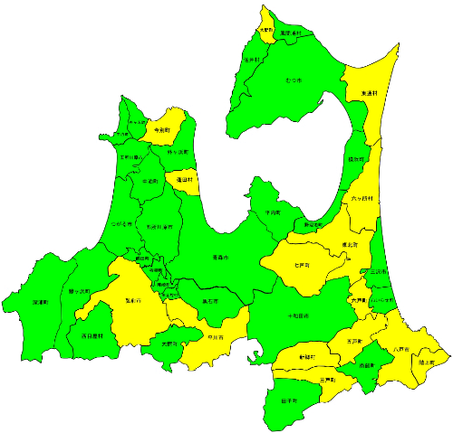 青森県住民(集団)健診地図