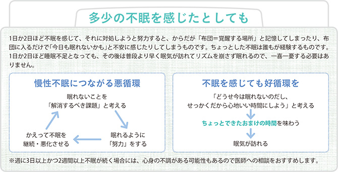 多少の不眠を感じたとしても
