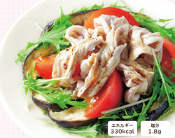 豚しゃぶと彩り野菜のおかずサラダ