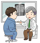 健診を受ける